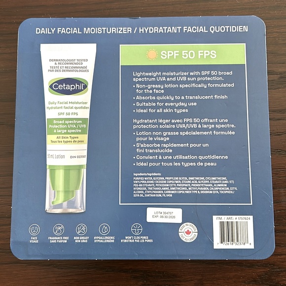 Cetaphil daily facial moisturizer with SPF 50-lightweight - Picture 2 of 3